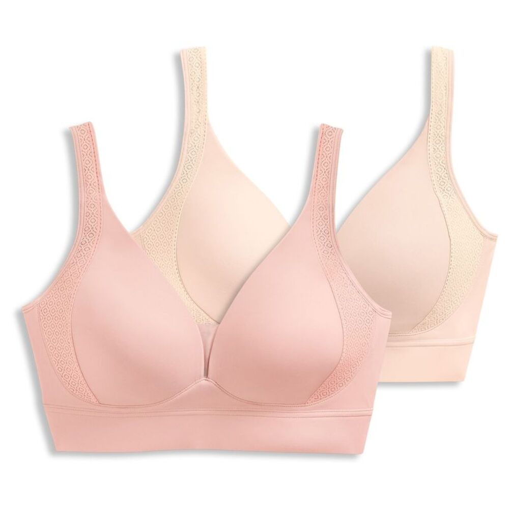 Jockey® Women's Plus Sz Bra 3X Jockey Forever Fit Molded Cup Soft Pink A466924